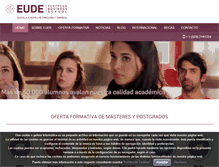 Tablet Screenshot of eude.es